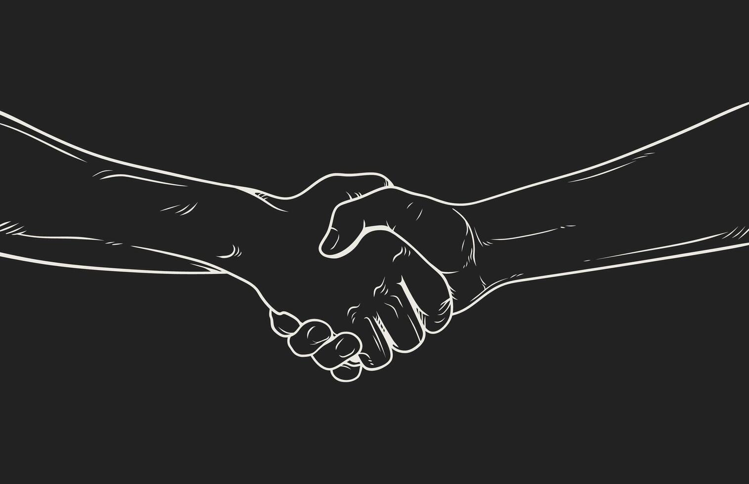 handshake-of-two-people-hand-drawn-illustration-isolated-on-black-background-vector